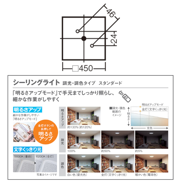 パナソニック 天井直付型 LEDシーリングライト 現代和風 LSEB8059 ～6