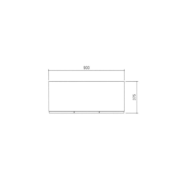 丸南 JD・JU・Kシリーズ キッチンコンポ  共用吊戸棚 吊戸棚H48cm 送料無料エリア限定 JT90 - 3