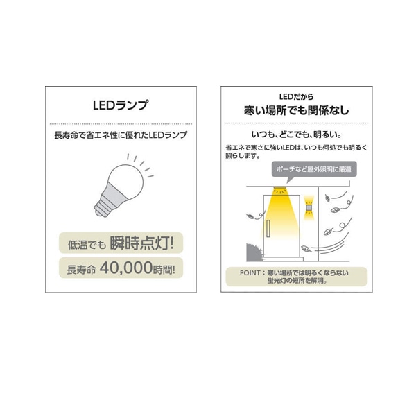 コイズミ照明 LED付スポットシルバー 非調光 電球色60W相当 AU52705