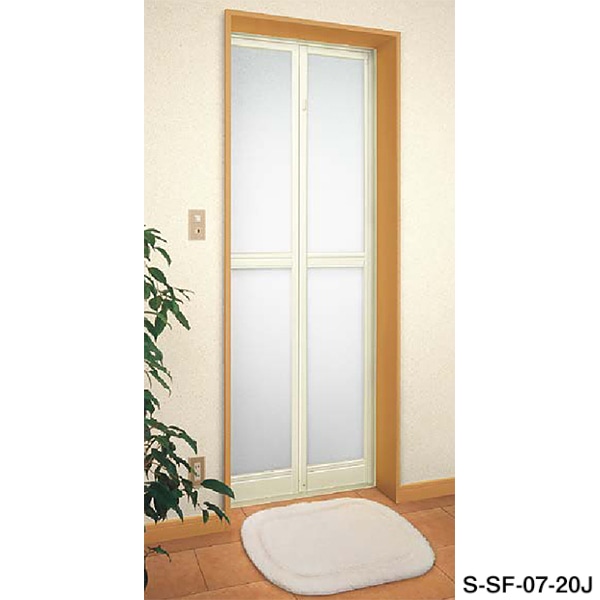 LIXIL リフォーム用浴室ドア 浴室中折ドアSF型 外付型 S-SF-07-18J(W)
