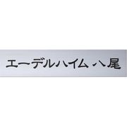 丸三タカギ 表札 館銘板 ステンレス切文字サイン 約W700×H150×T6 MKMB2